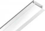 Алюминиевый профиль встраиваемый для светодиодной ленты до 11мм Ambrella Illumination GP1001WH