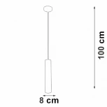 Подвесной светильник V46400-8/1S Vitaluce (220V, на проводе, круглые)