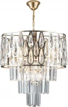 Подвесная люстра каскадная Reluce 02189-0.4-05 FGD (220V, хрусталь, на цепи)