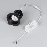 Встраиваемый точечный светильник MS-ATOLL-BUILT-R86-10W Warm3000 (BK, 60 deg, 230V) (Arlight, IP54 Металл) 041573 (LED)