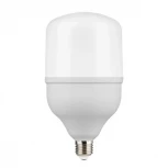 Лампочка светодиодная цилиндр белая колба E27 50 Вт 4500 lm 6500K холодное белое свечение Gauss Elementary 63235