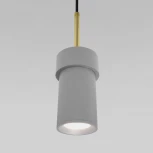 Подвесной светильник Eurosvet Pebble 50264/1 серый (220V, на проводе, круглые)