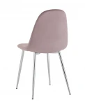 Стул Stool Group Валенсия SN велюр розовый хромированные ножки УТ000036466