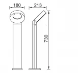 Наземный светильник Oasis Light W6164S-730