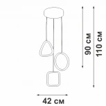 Подвесной светильник Vitaluce V30480-0/3S (LED, 220V, на проводе)