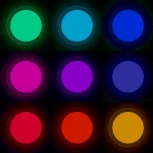 Потолочный светильник RGB круглый Citilux Спутник CL734330G (LED, 220V, пульт управления, круглые, звездное небо)