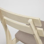 CT 8805 Стул Fes с мягким сиденьем античный белый (дерево гевея)