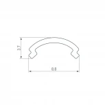 Экран ARH-KANT-H8-2000 Round Opal (Arlight, Пластик) 036324