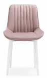 Стул Notta на металлокаркасе Седа К розовый / белый 502099