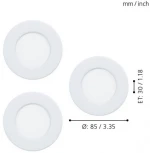 Встраиваемый точечный светильник Eglo Fueva 5 99135