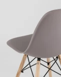 Стул Stool Group Eames Style DSW темно-бежевый x4 УТ000003484