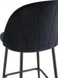 Стул полубарный Stool Group Логан велюр черный УТ000035466