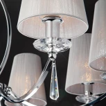 Подвесная люстра Eurosvet Valery 60079/8 хром (220V, на цепи)