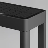 Наземный уличный светильник на солнечной батарее Maytoni Pir OSL456FL-L2GF3K (LED, датчик движения, IP54)