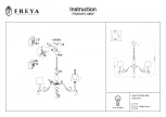 Подвесная люстра Freya Peta FR2004PL-08BZ