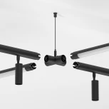 Набор подвеса Х-образный с питанием Elektrostandard Module System 85190/00 (черный) (48V)