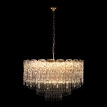 Подвесная люстра Loft It Florida 10298/800 French gold (220V, хрусталь, на цепи, круглые)