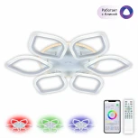 Потолочная люстра RGB Citilux Ромби Смарт CL236A160E (LED, 220V, умный дом - Алиса, Маруся, Сири, цветы)