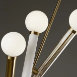 Потолочная люстра на штанге Freya Cross FR5381PL-06G (220V, шарики)