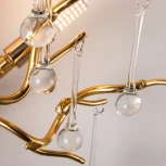 Бра Divinare Salice 3132/01 AP-3 (220V, подвески, ветки)