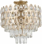 Потолочная люстра хрустальная на штанге Arte Milano Sorrento-2019 372019/6/50/390 GD (220V)