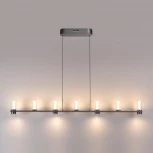 Подвесной светильник Odeon Light Defance 7143/45L черный gun powder/акрил/металл IP20 LED 40W 2470Лм 3000K 180° 220V