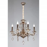 Подвесная люстра Omnilux Nureci OML-74903-08 (220V, подвески, на цепи, подсвечник, свеча)