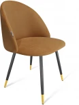 Стул SHT-ST35/S95-1 горчичный/черный муар/золото Sheffilton 1842492306