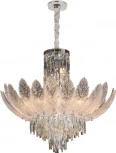 Подвесная люстра Fluorite Florens FL1055-19P (220V, хрусталь, на цепи)