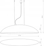 Подвесной светильник Nowodvorski Canoe 10326 (220V, на тросе)
