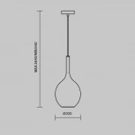 Подвесной светильник Maytoni Duality MOD271PL-01B2