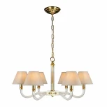 Подвесная люстра iLamp Amber YT2043-6 GD+Coffee