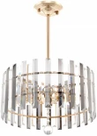 Подвесная люстра хрустальная на штанге Arte Milano Sorrento-1409 371409/5/350/400 GD (220V)