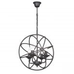 Подвесная люстра Vitaluce V4075/4 (220V, на цепи, свеча, круглые)