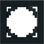 Рамка на 1 пост (черный) Stekker Катрин 39518