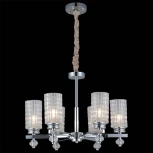 Подвесная люстра ILLUMICO IL8678-6P-20 CR (220V, на цепи)