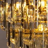 Подвесная люстра каскадная Divinare Bellatrix 3510/17 LM-11 (220V, хрусталь, на тросе)