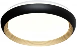 Настенно-потолочный светильник Sonex Tofiq Black 7651/EL PALE SN пластик/черный/золотой LED 70Вт 3000-6000К D480 IP43 пульт ДУ (220V, круглые)
