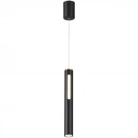 Подвесной светильник Odeon Light Mali 6643/7L IP20 LED 9W 3000K 220V черный/золото/металл/акри (на проводе, круглые)