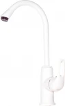 Смеситель D&K Eucharius Rhein DA1372426 для кухонной мойки, белый