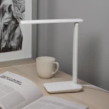 Офисная настольная лампа светодиодная складываемая ЭРА NLED-508-7W-W (220V, выключатель)