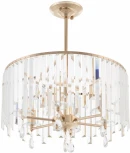 Подвесная люстра хрустальная на штанге Arte Milano Sorrento-2509 372509/6/250/500 GD (220V)