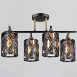 Потолочная люстра на штанге Reluce 05942-0.3-04 BK+COP