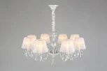 Подвесная люстра Bantine OML-53213-08 (220V, хрусталь, подвески, на цепи)