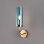 Настенный светильник (бра) Agne Blue Glass Tube Wall Light ImperiumLoft 100322-22 (100322-22) (220V)