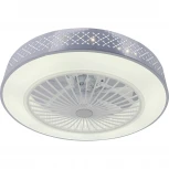 Потолочный светильник круглый с вентилятором Toplight Verity TL1207X-72WH (LED, 220V, круглые)