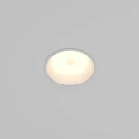 Встраиваемый светильник Maytoni Okno DL055-8W3K-SEN-W (LED, 220V, датчик движения, круглые, IP44)