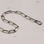 Цепь для люстры с двумя карабинами Eurosvet, черный с золотом