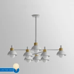 Люстра на штанге Fanta A 8 Lights White ImperiumLoft Fanta_A01 (193151-26) (220V)