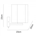 Бра Arte Lamp Serenata A3479AP-1CC